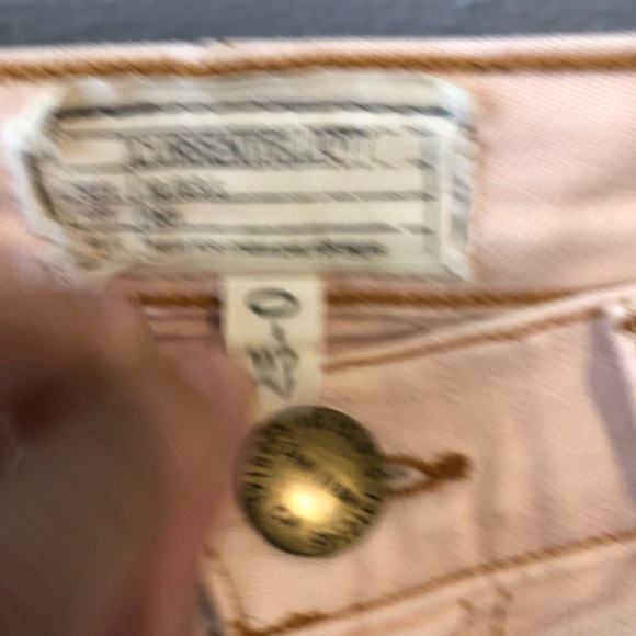 Current/Elliott pink stiletto distressed jean s 25 - Picture 3 of 9